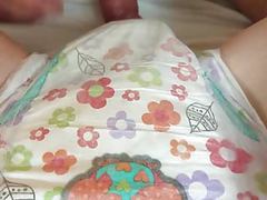 FreeKiloPorn presents: Boy and girl in wet goodnites diapers plat with a dildo sex