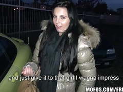 FreeKiloPorn presents: Public pickups - young czech exhibitionist fucks for cash