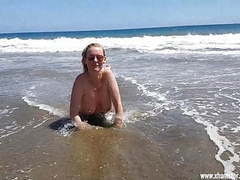 FreeKiloPorn presents: The beach whore for everyone on gran canaria uncut
