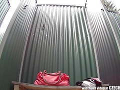 FreeKiloPorn presents: Amazing young girl shower voyeur