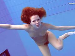 FreeKiloPorn presents: Matrosova hot ginger pussy in the pool
