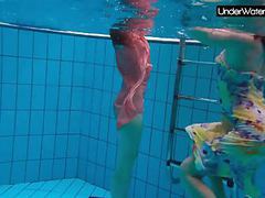 FreeKiloPorn presents: Bubarek and birtakik enjoy eachother in the pool