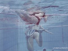 FreeKiloPorn presents: Roxalana chech in scuba diving in the pool