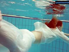 FreeKiloPorn presents: Redhead diana hot and horny in a white dress