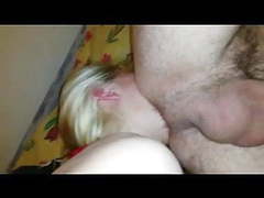 FreeKiloPorn presents: Bbw blondie gives a deep ass licking rimjob