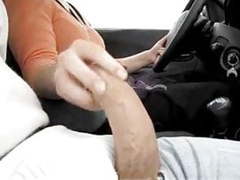 FreeKiloPorn presents: Car drive handjob
