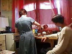 FreeKiloPorn presents: I visited my aunt in her kitchen