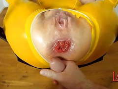 FreeKiloPorn presents: Anal fisting and fucking with cock and balls makes me squirt