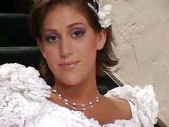 FreeKiloPorn presents: Bride & a hottie share a big cock