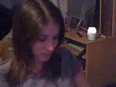 FreeKiloPorn presents: Young big titted amateur brunette playing with her big tits