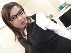 FreeKiloPorn presents: Sexy secretary gets to suck cocks during a meeting