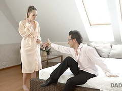 FreeKiloPorn presents: Daddy4k. blonde jennifer simons cant say no to old man