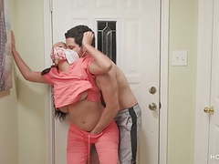 FreeKiloPorn presents: Latina nurse gets home to great sex after a long shift