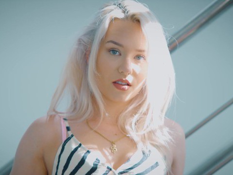 FreeKiloPorn presents: Sweet blonde brill barbie gets undressed and fucked gently