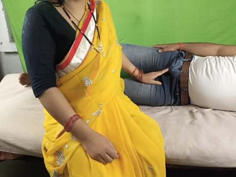 FreeKiloPorn presents: As soon as her husband left, bhabhi celebrated her wedding night with her brother-in-law