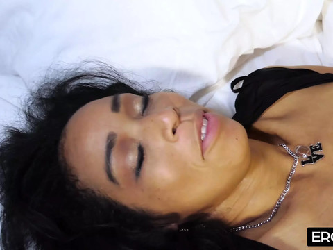 FreeKiloPorn presents: Sexy black milf gets fucked hard by a thick bbc - she loves every deep thrust