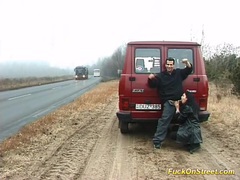FreeKiloPorn presents: Public fuck on traffic street