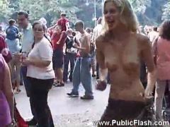 FreeKiloPorn presents: Girls dancing naked in public