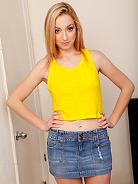 FreeKiloPorn presents: Perky breasted Zoey Parker fingering her tight pussy