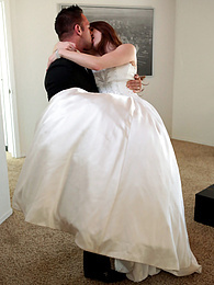 FreeKiloPorn presents: Bride with big fake tits Veronica Vain gets her trimmed pussy nailed deep