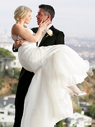 FreeKiloPorn presents: Hot blonde Anikka Albrite consummates her marriage vows after getting married